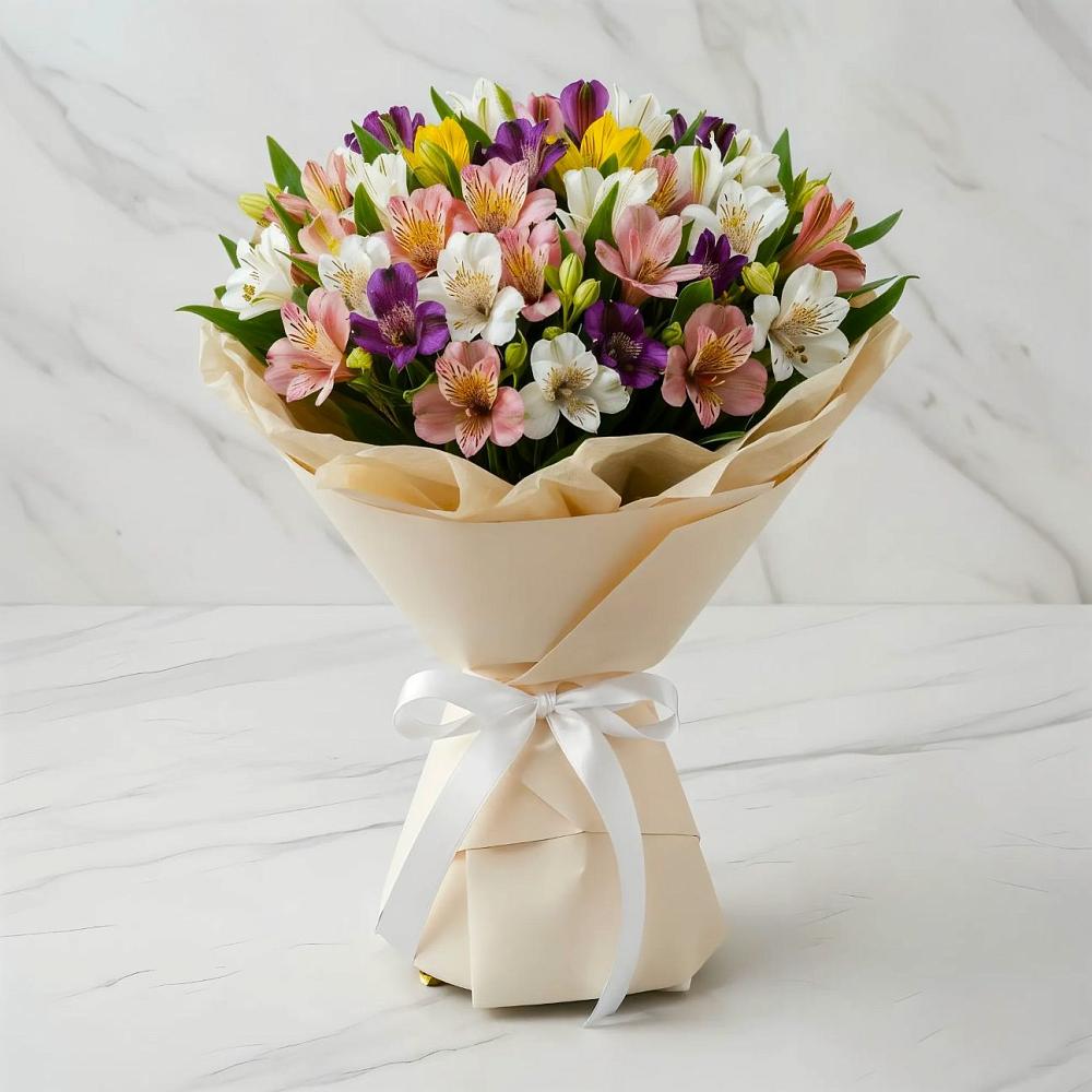 Букет цветов из: Альстромерии в Балаково