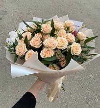 Букет Кремовые розы Латте в Балаково