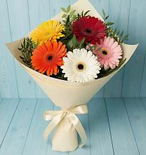 Букет цветов из:  Герберы в Балаково