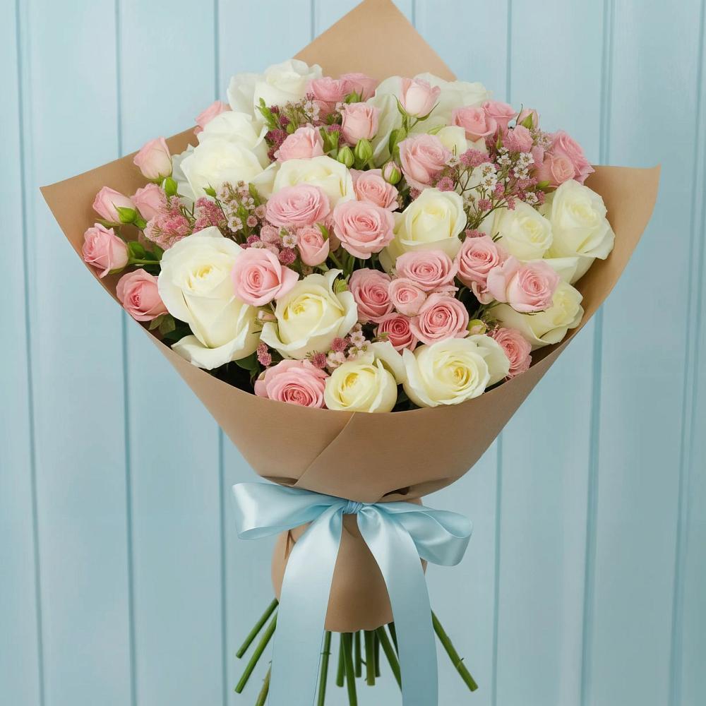 Букет цветов из: Розы в Балаково