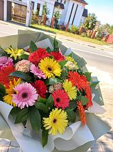 Букет цветов из:  Герберы #REPLACE_PRED# Балаково
