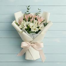 Букет цветов из:  Альстромерии #REPLACE_PRED# Балаково