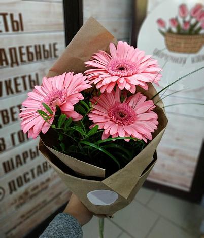 Букет цветов из: Герберы в Балаково