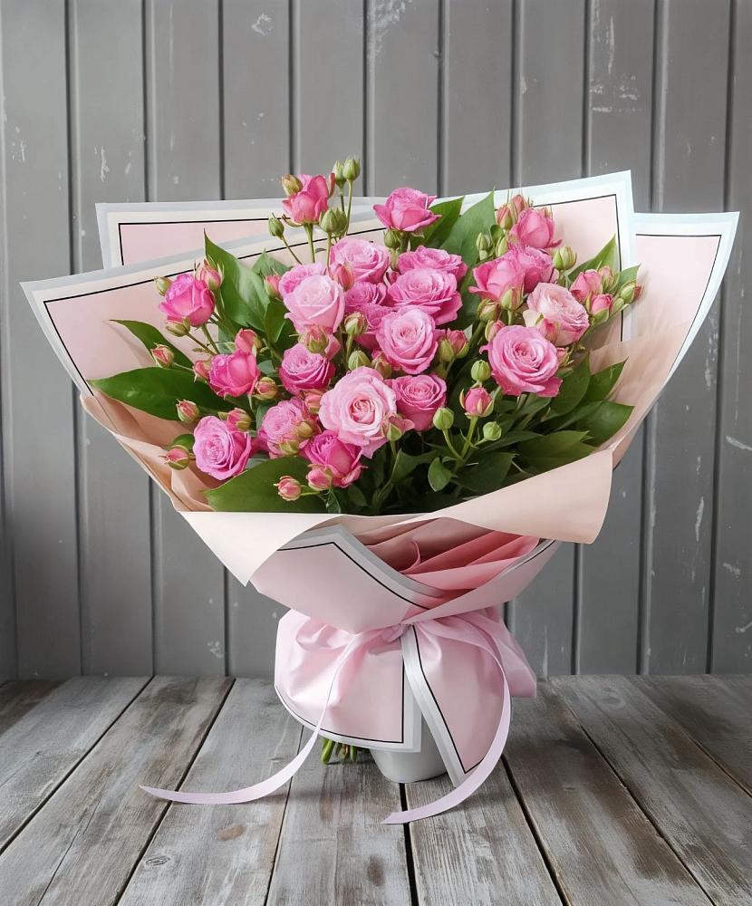 Букет Розовый кустик в Балаково