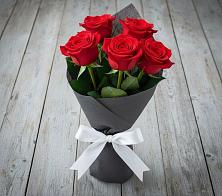 Букет 5 Красных роз Эдлесс Лав #REPLACE_PRED# Балаково