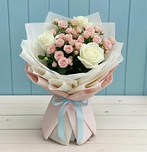 Букет цветов из:  Розы в Балаково