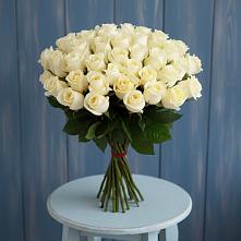 Букет 51 Белая роза Эдлесс Лав #REPLACE_PRED# Балаково