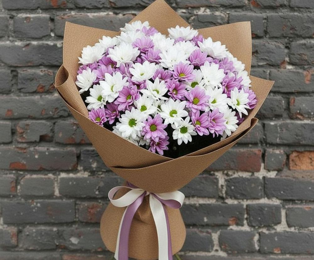 Букет цветов из: Хризантемы в Балаково