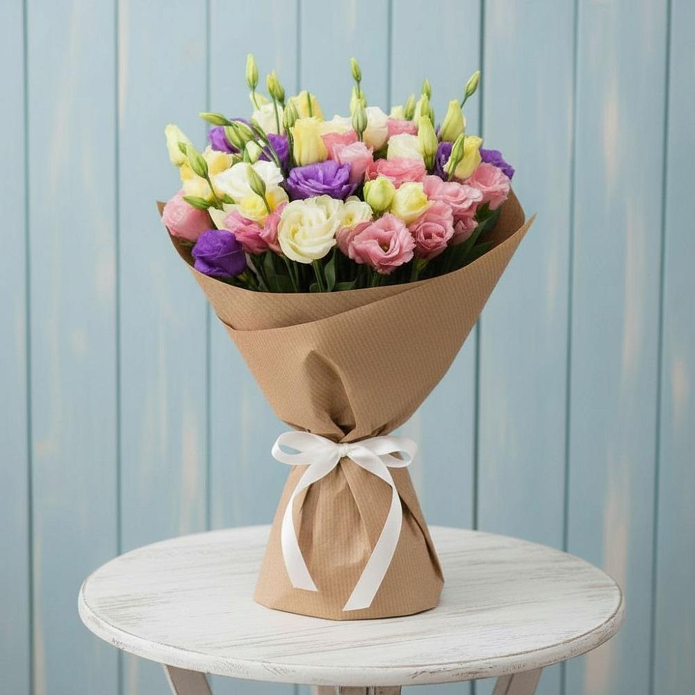 Букет цветов из: Лизиантусы в Балаково