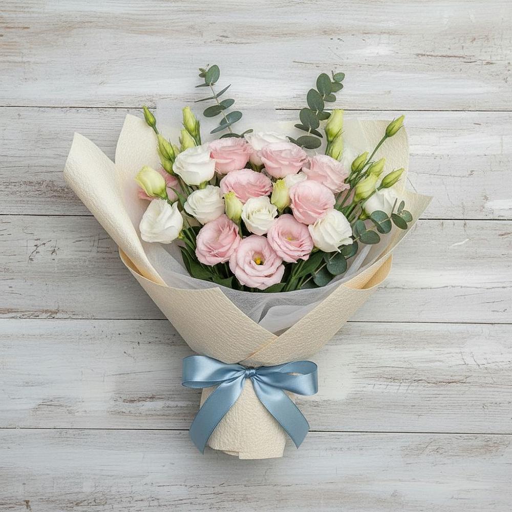 Букет цветов из: Лизиантусы в Балаково