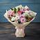 Букет цветов из: Хризантемы, Альстромерии и Розы в Балаково